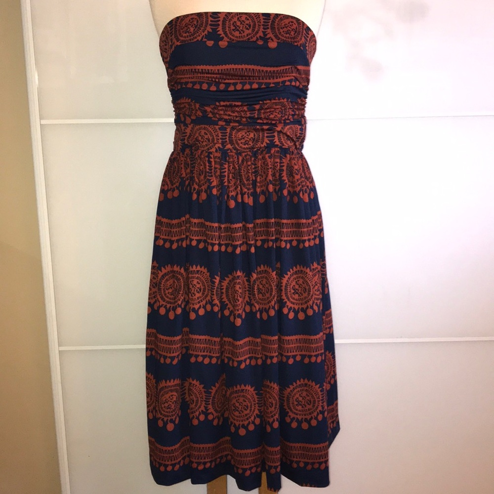 Anthropologie NWT strapless dress, size Medium